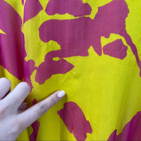 Caroline Constas Liv Maxi Dress Floral Long Sleeve Size Small - Picture 7 of 7